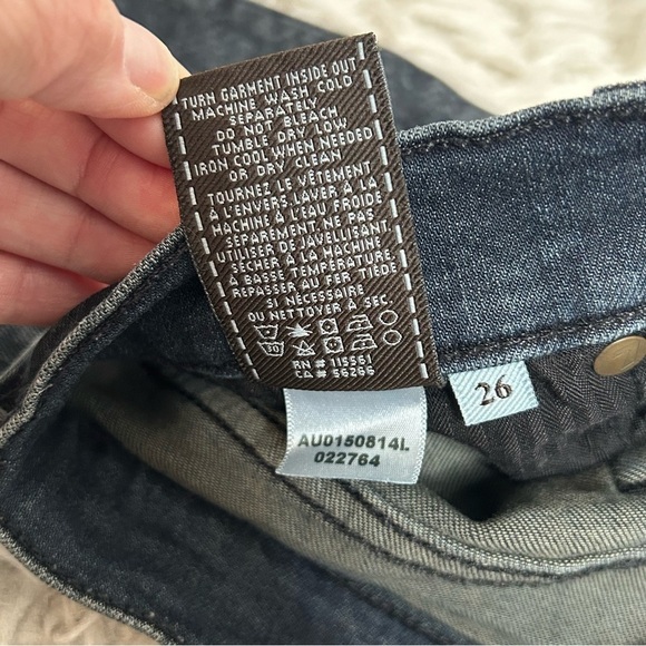 7 For All Man Kind Snake Print Skinny Jeans - Picture 10 of 13